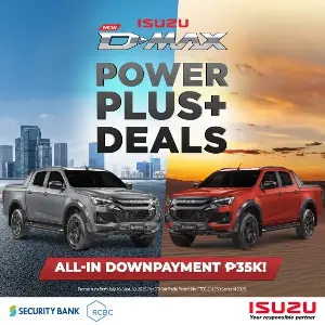 D-MAX Power Plus Deals: Isuzu Philippines rolls out exclusive promo with RCBC and Security Bank